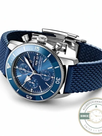 Replica Breitling Superocean Heritage Men Automatic Blue Rubber Watch A13313161C1S1 - Luxury Replica Watch