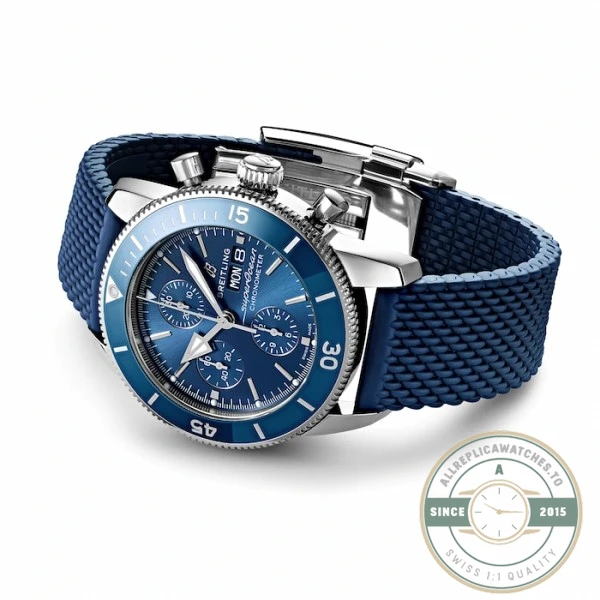 Replica Breitling Superocean Heritage Men Automatic Blue Rubber Watch A13313161C1S1 - Luxury Replica Watch