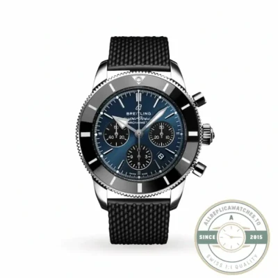 Replica Breitling Superocean Heritage Men Automatic Blue Rubber Watch AB0162121C1S1 - Affordable Super Clone Watch
