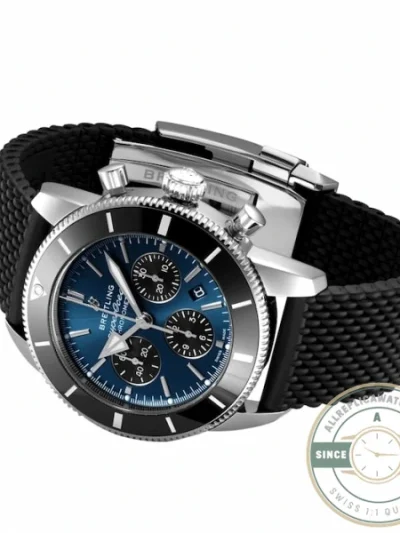 Replica Breitling Superocean Heritage Men Automatic Blue Rubber Watch AB0162121C1S1 - Luxury Replica Watch
