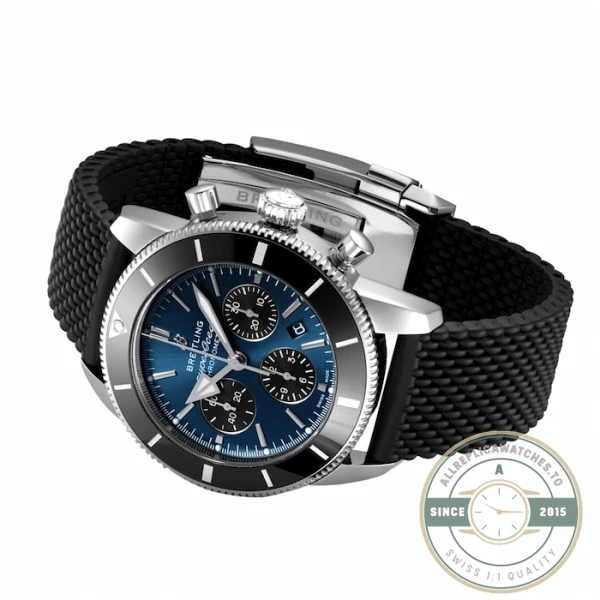Replica Breitling Superocean Heritage Men Automatic Blue Rubber Watch AB0162121C1S1 - Luxury Replica Watch