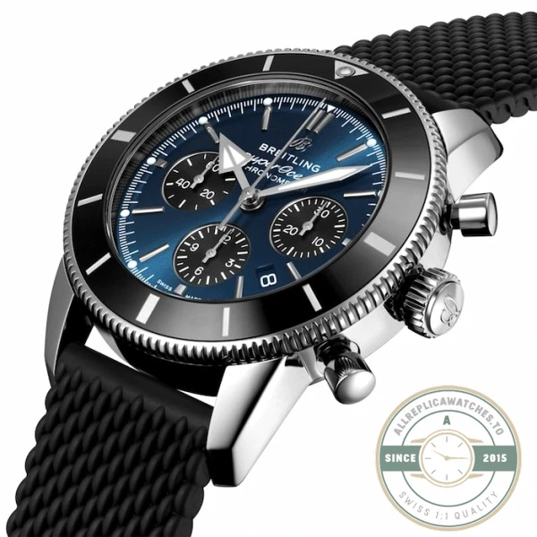 Replica Breitling Superocean Heritage Men Automatic Blue Rubber Watch AB0162121C1S1 - Swiss-Made Clone Watch
