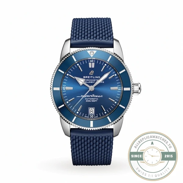 Replica Breitling Superocean Heritage Men Automatic Blue Rubber Watch AB2010161C1S1 - Budget Luxury Replica Watch