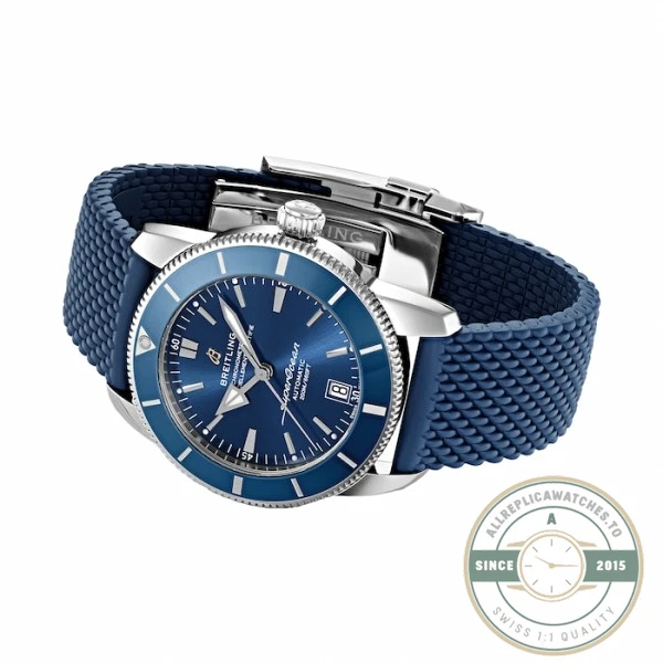 Replica Breitling Superocean Heritage Men Automatic Blue Rubber Watch AB2010161C1S1 - 1:1 Swiss Replica Watch