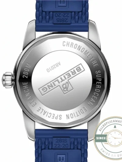 Replica Breitling Superocean Heritage Men Automatic Blue Rubber Watch AB2010161C1S1 - Premium Super Clone Watch