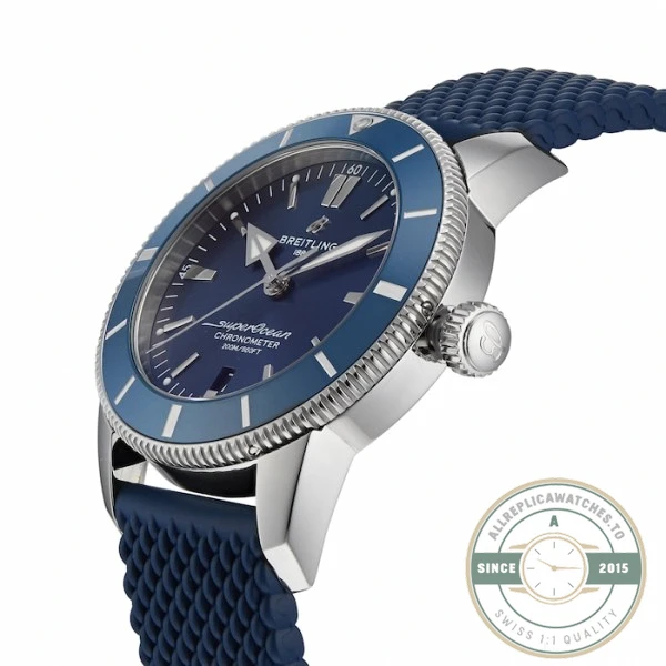 Replica Breitling Superocean Heritage Men Automatic Blue Rubber Watch AB2030161C1S1 - Top-Tier Swiss Replica Watch