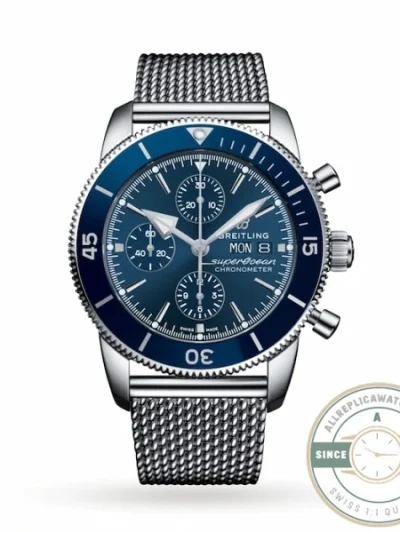 Replica Breitling Superocean Heritage Men Automatic Blue Stainless Steel Watch A13313161C1A1 - Luxury Replica Watch