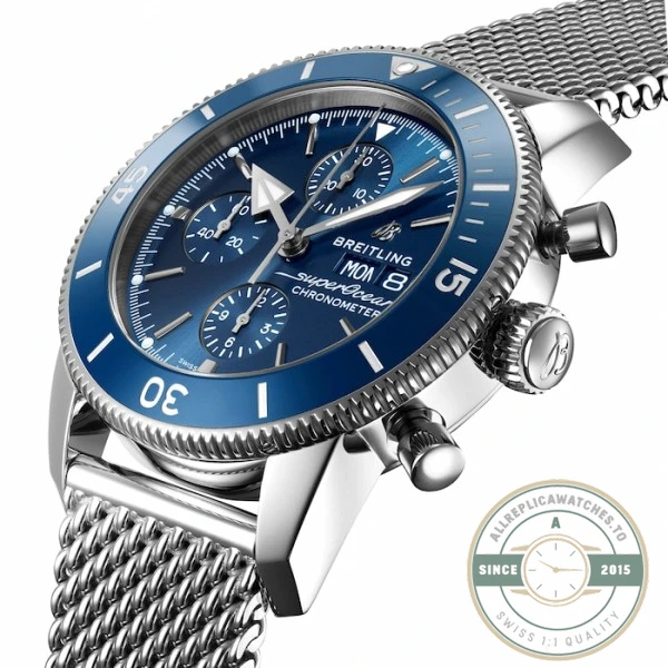 Replica Breitling Superocean Heritage Men Automatic Blue Stainless Steel Watch A13313161C1A1 - Budget Luxury Replica Watch