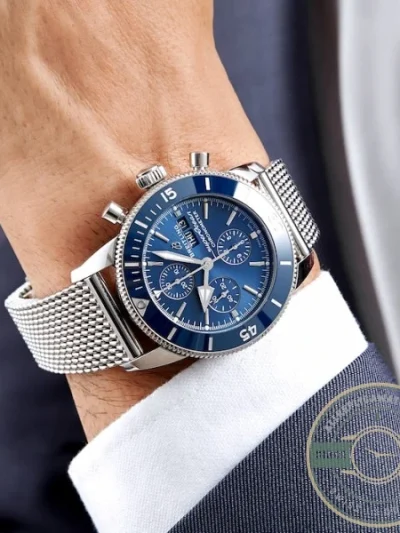 Replica Breitling Superocean Heritage Men Automatic Blue Stainless Steel Watch A13313161C1A1 - Factory Super Clone Watch