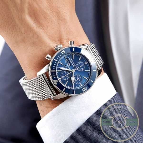 Replica Breitling Superocean Heritage Men Automatic Blue Stainless Steel Watch A13313161C1A1 - Factory Super Clone Watch