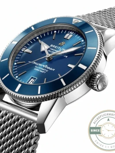 Replica Breitling Superocean Heritage Men Automatic Blue Stainless Steel Watch AB2010161C1A1 - Top-Tier Swiss Replica Watch