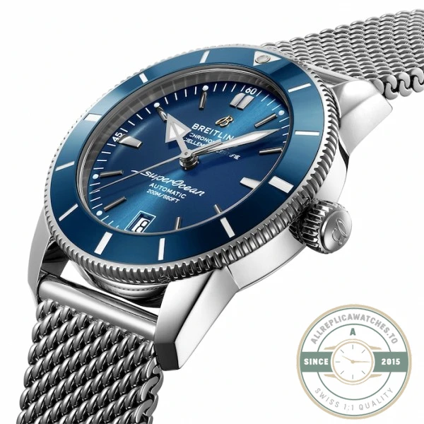 Replica Breitling Superocean Heritage Men Automatic Blue Stainless Steel Watch AB2010161C1A1 - Top-Tier Swiss Replica Watch