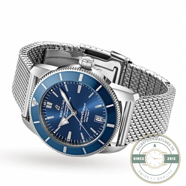 Replica Breitling Superocean Heritage Men Automatic Blue Stainless Steel Watch AB2010161C1A1 - Affordable Luxury Replica Timepiece