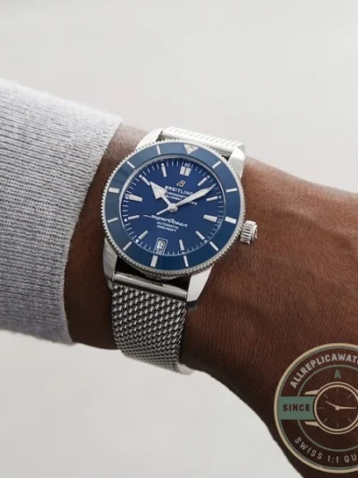 Replica Breitling Superocean Heritage Men Automatic Blue Stainless Steel Watch AB2010161C1A1 - Swiss Movement Replica Watch
