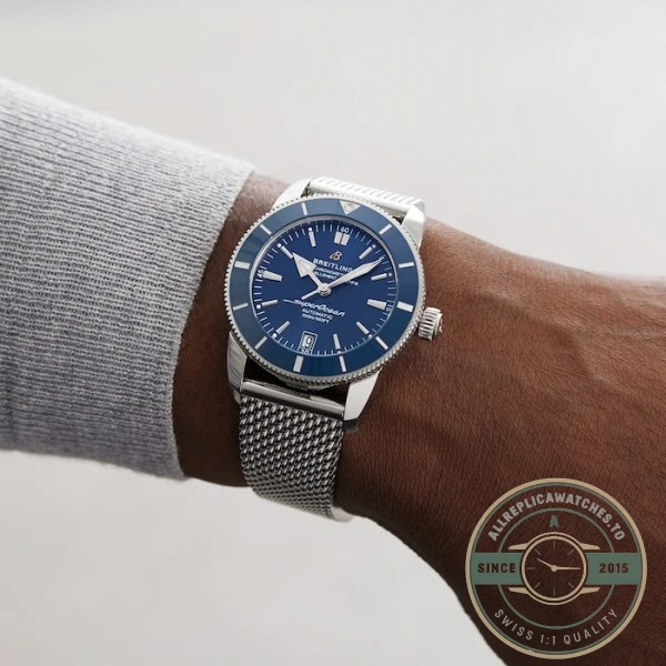 Replica Breitling Superocean Heritage Men Automatic Blue Stainless Steel Watch AB2010161C1A1 - Swiss Movement Replica Watch