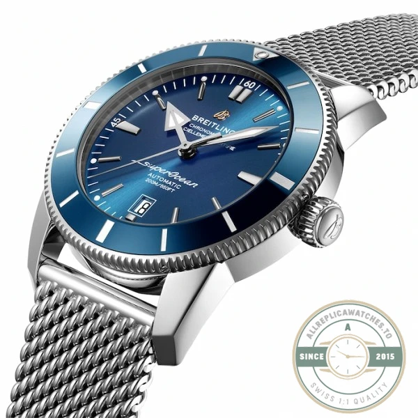 Replica Breitling Superocean Heritage Men Automatic Blue Stainless Steel Watch AB2020161C1A1 - Best Quality Replica Watch