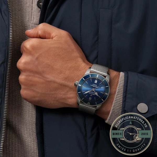 Replica Breitling Superocean Heritage Men Automatic Blue Stainless Steel Watch AB2020161C1A1 - Top-Tier Swiss Replica Watch
