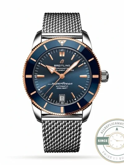 Replica Breitling Superocean Heritage Men Automatic Blue Stainless Steel Watch UB2010161C1A1 - Affordable Super Clone Watch