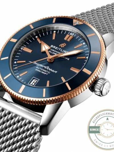 Replica Breitling Superocean Heritage Men Automatic Blue Stainless Steel Watch UB2010161C1A1 - 1:1 Swiss Replica Watch