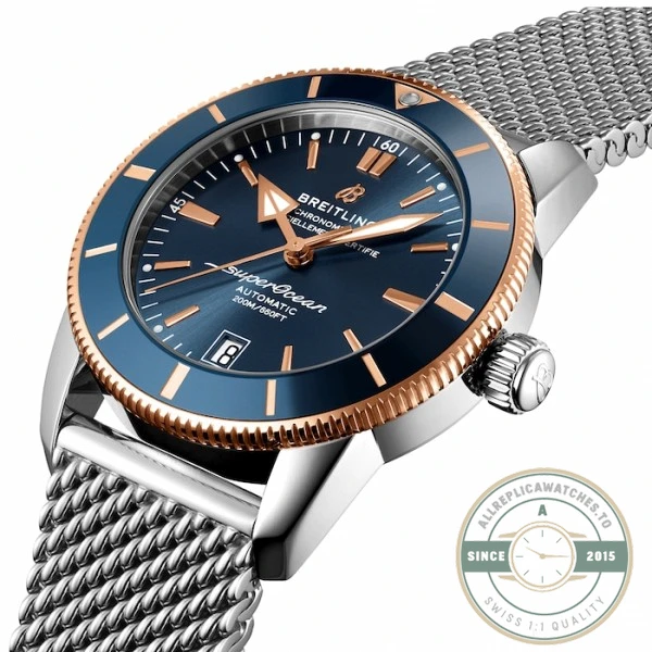 Replica Breitling Superocean Heritage Men Automatic Blue Stainless Steel Watch UB2010161C1A1 - 1:1 Swiss Replica Watch