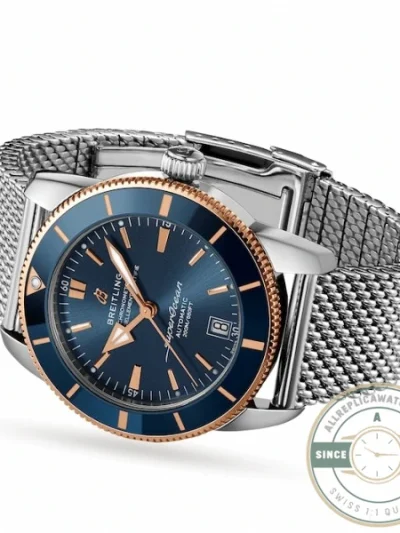 Replica Breitling Superocean Heritage Men Automatic Blue Stainless Steel Watch UB2010161C1A1 - High-Grade Replica Watch