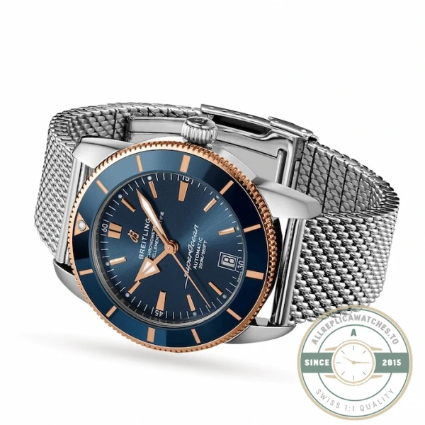 Replica Breitling Superocean Heritage Men Automatic Blue Stainless Steel Watch UB2010161C1A1 - High-Grade Replica Watch