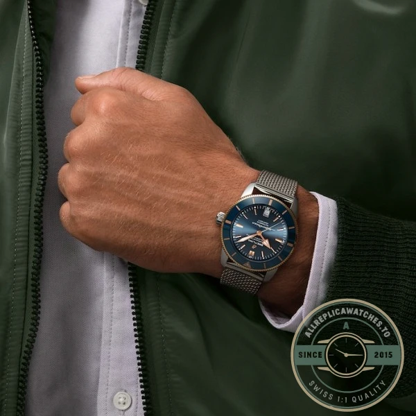 Replica Breitling Superocean Heritage Men Automatic Blue Stainless Steel Watch UB2010161C1A1 - Swiss Movement Replica Watch