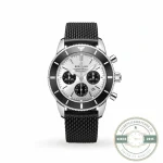 Replica Breitling Superocean Heritage Men Automatic Silver Rubber Watch AB0162121G1S1 - Best Quality Replica Watch