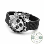 Replica Breitling Superocean Heritage Men Automatic Silver Rubber Watch AB0162121G1S1 - Affordable Super Clone Watch