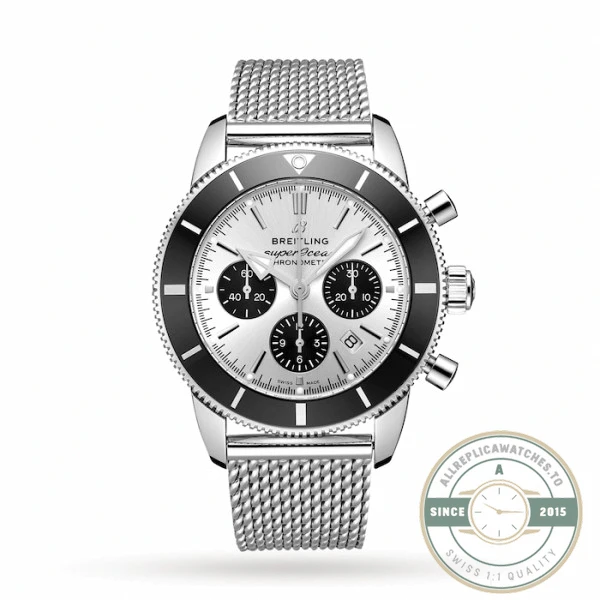Replica Breitling Superocean Heritage Men Automatic Silver Stainless Steel Watch AB0162121G1A1 - Affordable Luxury Replica Timepiece