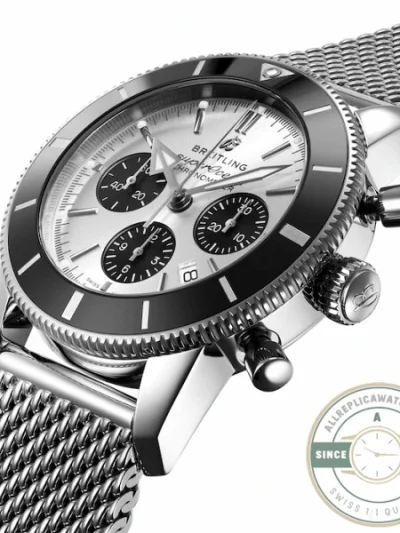 Replica Breitling Superocean Heritage Men Automatic Silver Stainless Steel Watch AB0162121G1A1 - 1:1 Swiss Replica Watch