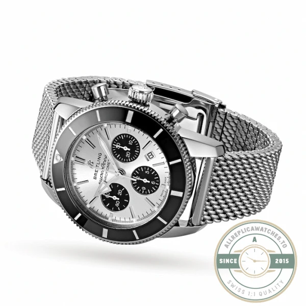 Replica Breitling Superocean Heritage Men Automatic Silver Stainless Steel Watch AB0162121G1A1 - High-Grade Replica Watch