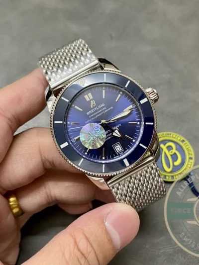 Replica Breitling Superocean Men Blue Dial Stainless Steel 42 mm AB2010161C1A1 - High-Grade Replica Watch