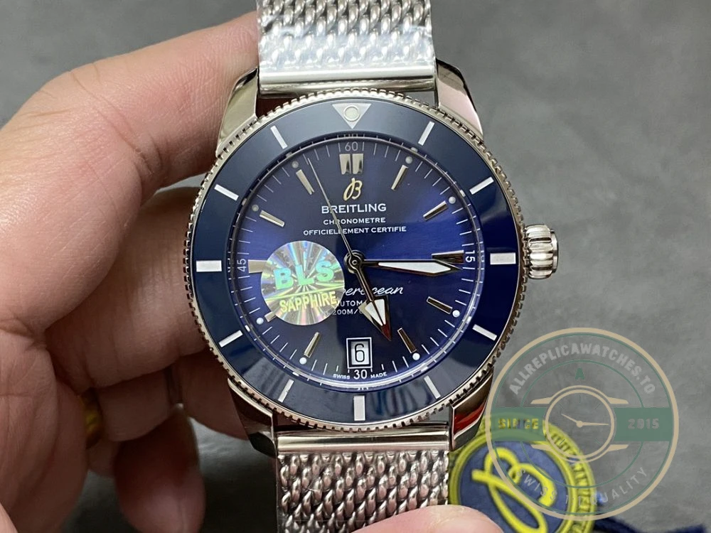 Replica Breitling Superocean Men Blue Dial Stainless Steel 42 mm AB2010161C1A1 - Premium Super Clone Watch