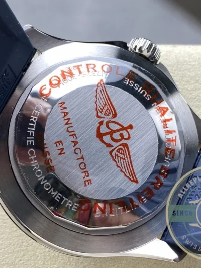 Replica Breitling Superocean Men Blue Rubber 44 mm A17376211C1S1 - Swiss-Made Clone Watch