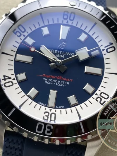 Replica Breitling Superocean Men Blue Rubber 44 mm A17376211C1S1 - Affordable Super Clone Watch