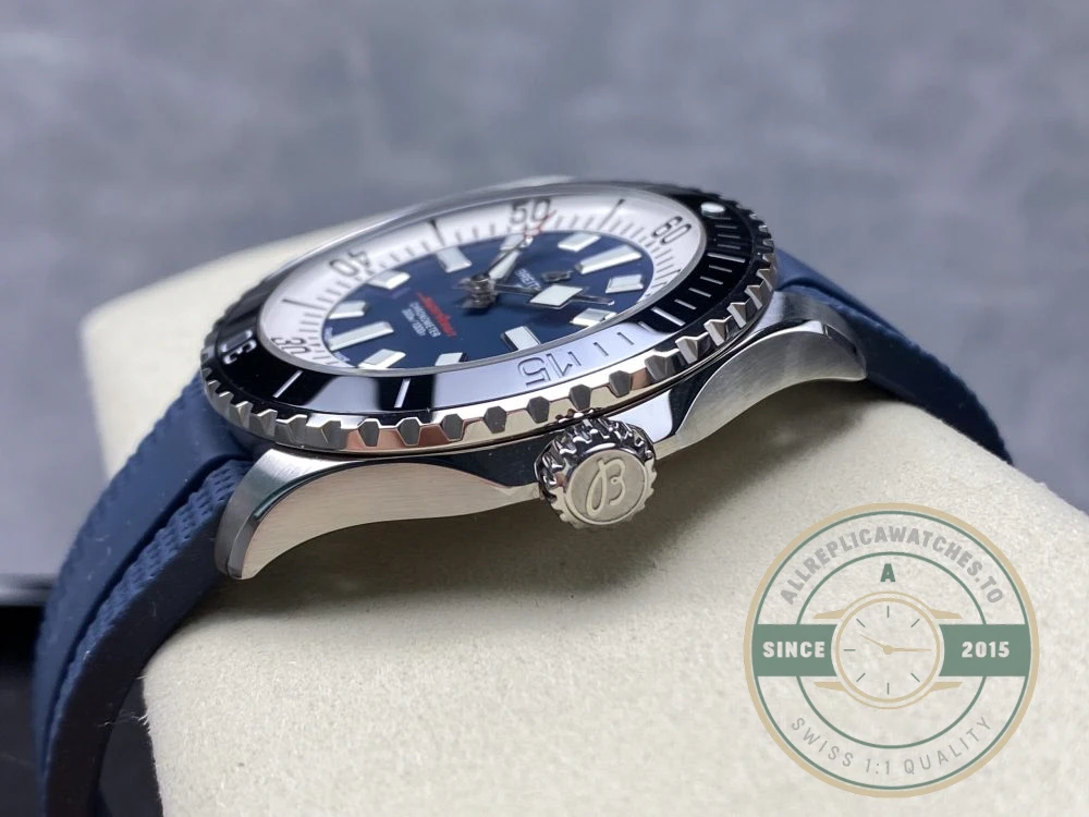 Replica Breitling Superocean Men Blue Rubber 44 mm A17376211C1S1 - Swiss Movement Replica Watch