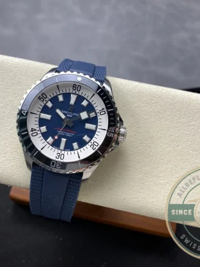 Replica Breitling Superocean Men Blue Rubber 44 mm A17376211C1S1 - High-Grade Replica Watch