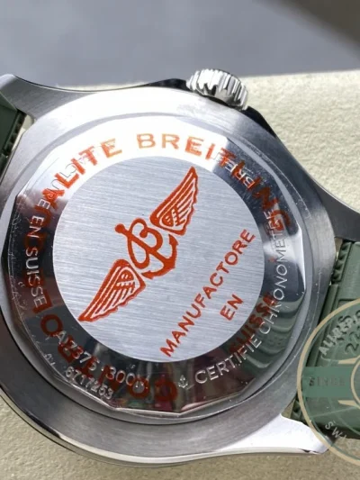 Replica Breitling Superocean Men Green Rubber 44 mm A17376A31L1S1 - Affordable Luxury Replica Timepiece