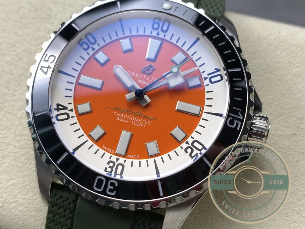 Replica Breitling Superocean Orange Dial 42 mm A173751A1O1S1 - Factory Super Clone Watch