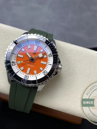 Replica Breitling Superocean Orange Dial 42 mm A173751A1O1S1 - Factory Super Clone Watch