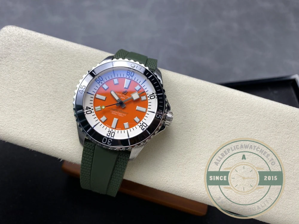 Replica Breitling Superocean Orange Dial 42 mm A173751A1O1S1 - Factory Super Clone Watch