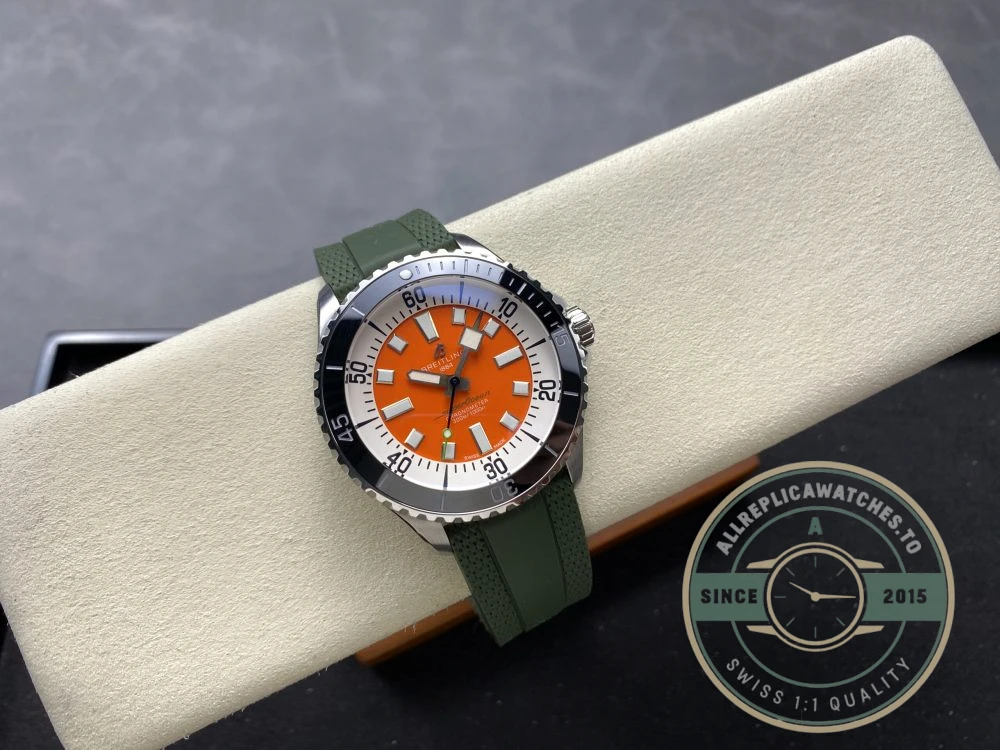 Replica Breitling Superocean Orange Dial 42 mm A173751A1O1S1 - Luxury Replica Watch