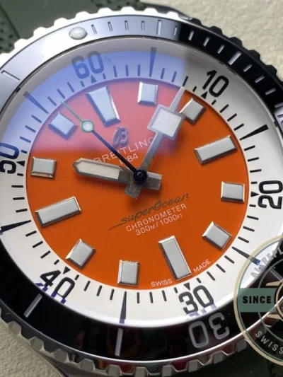 Replica Breitling Superocean Orange Dial 42 mm A173751A1O1S1 - Swiss Movement Replica Watch
