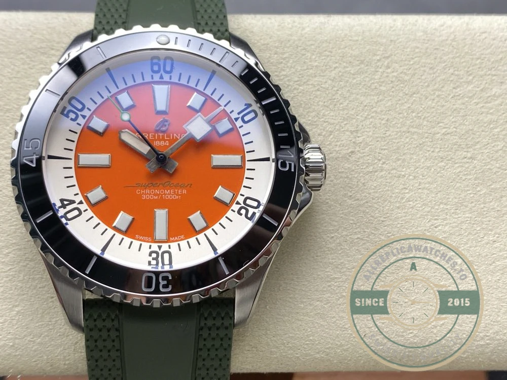Replica Breitling Superocean Orange Dial 42 mm A173751A1O1S1 - High-Grade Replica Watch