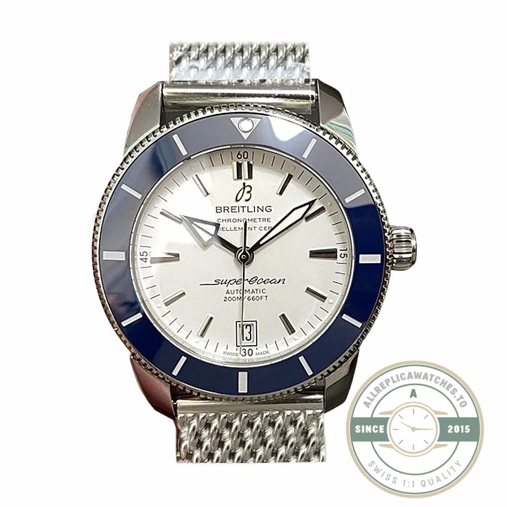 Replica Breitling Superocean Silver Dial Stainless Steel 42 mm AB201016G827 - Factory Super Clone Watch