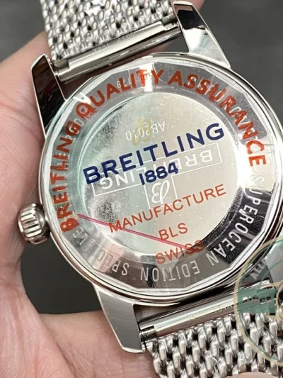 Replica Breitling Superocean Silver Dial Stainless Steel 42 mm AB201016G827 - High-Grade Replica Watch