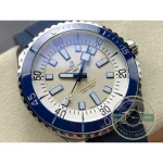 Replica Breitling Superocean Silver Rubber 42 mm A17375E71G1S1 - Factory Super Clone Watch