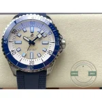 Replica Breitling Superocean Silver Rubber 42 mm A17375E71G1S1 - Swiss Movement Replica Watch