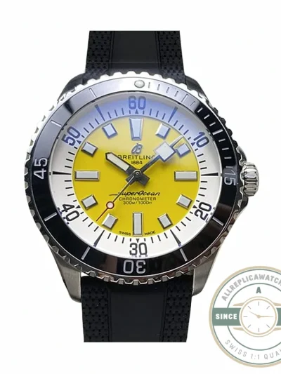 Replica Breitling Superocean Yellow Dial 42 mm A17375211I1S1 - Top-Tier Swiss Replica Watch